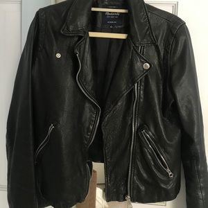 Madewell Washed Leather Motorcycle Jacket
